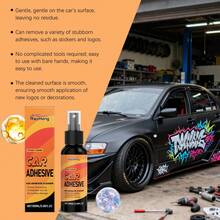 rayhong 1pc/100ml Sticker Remover, Can Remove Various Adhesive Residues - From Car Body To Home Surfaces, Restore Items To Their Original Clean And Shiny Appearance - Liquid - View 9