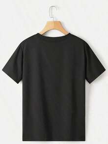 Camiseta de mujer moderna, informal, para fiestas y para estar en casa, 100% algodón, corte holgado.Vintage Camiseta casual de manga corta con estampado de cactus bonsai para mujer,Top de verano con cuello redondoFashion - Negro - Ver 2