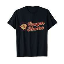 Camiseta unisex de manga corta, camiseta Cougar Hunter, camisetas para hombre, Spiderman, , camiseta para mujer, Romwe para hombre, boho chic, regalos para maestros, camiseta para mujer, ropa curvy para hombre, y2k - Negro - Ver 6