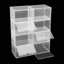12PCS Stackable Shoe Storage Boxes - Durable Clear Display Cases - Default - View 5