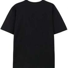 Short-Sleeved T-Shirt For Couples Motorcyclists: "Those Who Ride Together Will Stay Together..." 100% Cotton - Black 4 - View 2