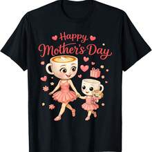 Mother Day Funny Brainrot AI Generated Gen Alpha Meme Cute T-Shirt - Black - View 1