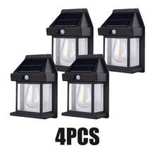 1/2/4pcs Wall Lamps - Outdoor LED Motion Sensor Lights With 3 Lighting Modes, Rechargeable Battery, Semi Flush Mount For Porch, Deck, Garage, And Street, Outdoor Lighting | Modern Wall Lamp | Solar Powered Lamp - Multicolor - View 10