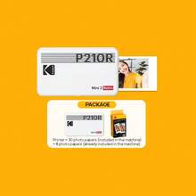Kodak Mini2 Retro Photo Printer: All-In-One Replaceable Photo Paper, High-Definition Image Quality, Portable For Home Use, Bluetooth Connection To Print Photos From Your Phone, 2-Inch Prints With Automatic Lamination, Perfect For Holiday Gifts, Weddings, And Birthday Presents. - Multicolor - View 9