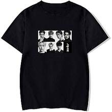 Playera Casual Con Diseño Coreano, Ideal Para Salidas Y Ocio playeras de hombre playeras oversize de mujer y2k camisa de mujer camisa blusa casual mujer blusa elegante mujer ofertas - Negro - Ver 6