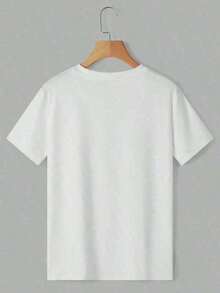 Solt Ropa de mujer de talla grande, camiseta básica estampada, manga corta, cuello redondo, estampado con temática patriótica mexicana, los patrones incluyen la Revolución Mexicana, la bandera nacional, versátil y creativa.gráfico graphic - Blanco - Ver 2