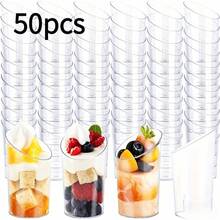 Slanted Rim Round Cups, Mousse Cups, Pudding Cups, Dessert Cups, Suitable For Weddings, Holidays, Parties, Reusable, Hand Wash Only, Suitable For Various Occasions - Birthday, BBQ, Wedding, Dinner Party, Valentine's Day - Multicolor - View 15