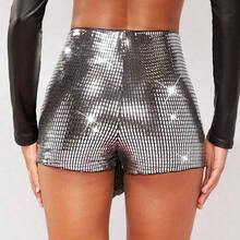 Metallic O-Ring Wrap Hem Mini Skort - Multicolor - Ver 3
