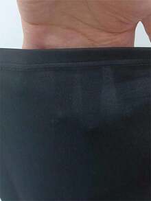 Pantalones acampanados de cintura ancha - Negro 3 - Ver 8