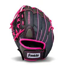 Franklin Sports Molino de Viento Serie Ligero Guante de Softball, 27.9 cm - Rosado y gris - Ver 9