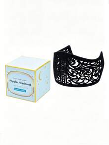 1pc Anti-Slip Hijab Headband, Hollow Out Non-Slip Hair Hoop, No-Slip Headband For Muslim Women, Scarf Turban Holder, Hair Accessories For Daily Wear - Multicolor - View 8