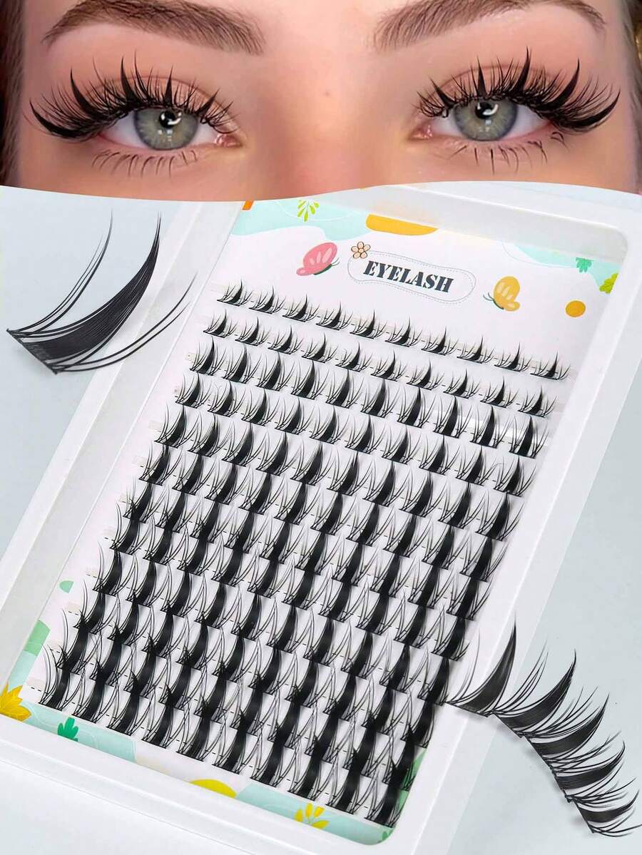 120 sợi mi giả tự nhiên, sống động, kiểu mắt Manga, uốn cong chữ C, dùng để tự nối mi, mi giả từng sợi, nhiều độ dài (8/10/12/14/16mm), dễ sử dụng cho người mới bắt đầu. - C - Xem 1