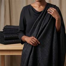 Exquisite Damascus Jacquard Satin Fabric With 3D Embossed Floral Pattern, Silky Luster Jacquard Material, Soft And Breathable, Suitable For Evening Gowns, Formal Dresses, Blouses, Skirts, Home Decor And DIY Sewing Projects - Multicolor - View 8