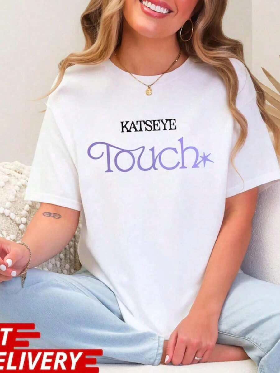 Camiseta de manga corta Katseye Girl Group, Camiseta vintage de música Katseye, Gráfico K-Pop de Katseye, Camiseta Katseye Beautiful Chaos, Katseye Gnarly 100% Algodón - Blanco 7 - Ver 1