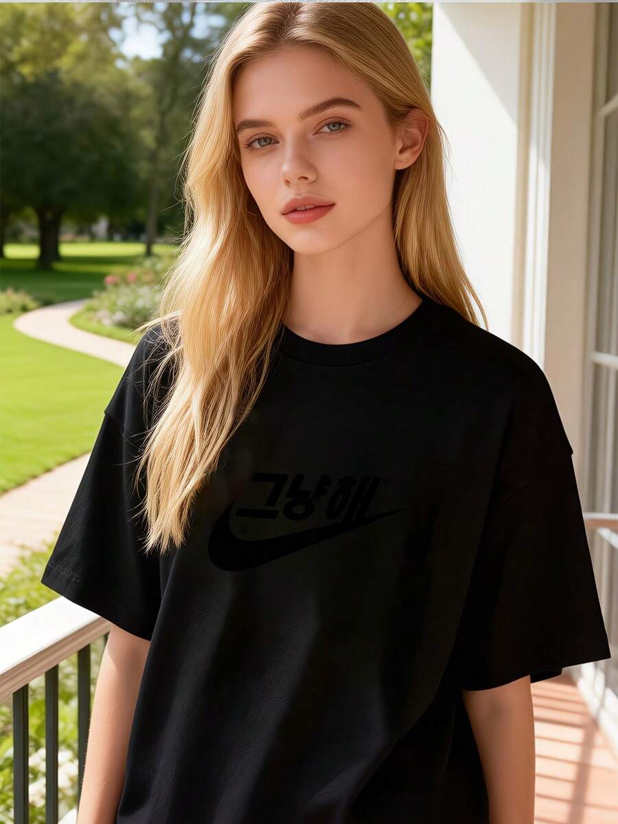 Women T-Shirts - Black - View 1