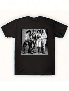 Retro GraphicMen Vintage The Wiz Movie Star Art T-Shirt – Classic Retro Music Band TV Show Merch Short Sleeve Crew Neck Tee Casual Everyday Apparel Rock And Roll T Shirts,Men Size S-3XL,Camisetas populares de  para uso diario,Ropa de verano, ropa para niños y niñas,camisetas de apoyo para el Mundial,Camisetas del Mundial 2026,Camisetas estampadas,Camisetas estampadas, - Negro - Ver 6