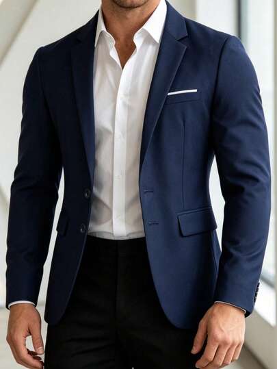 Bộ vest nam, áo khoác blazer thường ngày, áo sơ mi vest đơn, bộ vest cơ bản, trang trọng, lịch sự, thích hợp cho công sở, dự tiệc, quà tặng cho nam giới.