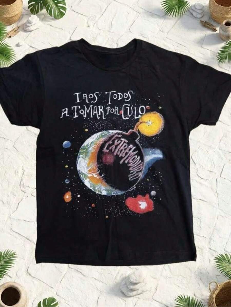 Dam-T-shirts - Svart - Visa 1