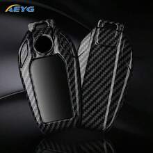 Ốp chìa khóa ABS cao cấp kiểu sợi carbon cho các dòng xe BMW G30, G12, G11, G32, G31, Series 5, 7, I8, I12, I15, X3, X4, X5, X7. - BMW D model - Xem 2