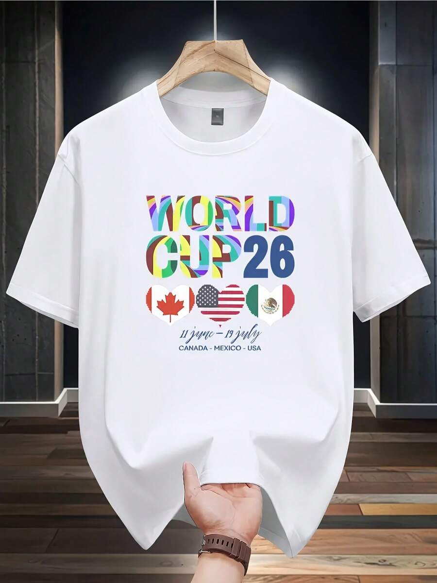 Men'S Casual Short Sleeve_7 - White - View 1
