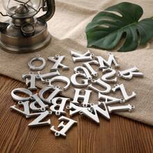 10Pcs 304 Stainless Steel 18K Gold Plated Letter Charms, Alphabet Initial Pendants For DIY Jewelry Making - Pendants - View 5