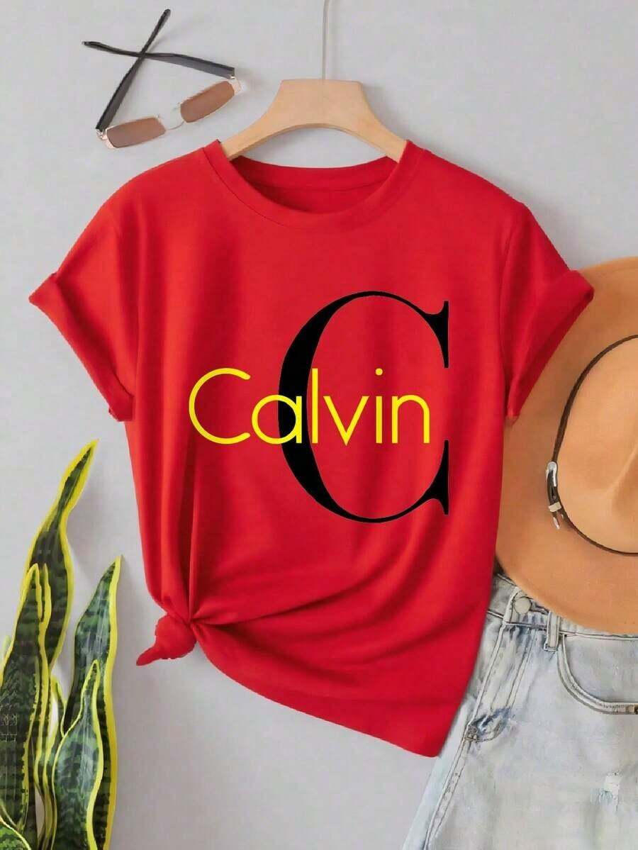 ofertas y liquidacionesWomen's Graphic T-Shirt | Diseño Calvin | Tela 100% Algodón | Cómodo y Suave | Perfecto para uso diario informal y para regalar. | Camiseta blanca de cuello redondo | Fabricado y enviado en México | Unisex Styleplayera de hombretops sudaderas para mujer Y2k Camiseta Camisa De - Negro - Ver 1