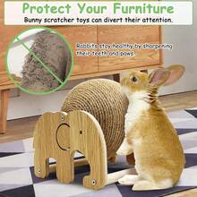This Durable Sisal Cat Scratching Board, Cat Tree, Cat Scratching Ball, And Cat Scratching Post All Have Wear-Resistant And Scratch-Resistant Features. This Vertical Cat Scratching Post Has Rollers That Won't Fall Off Or Leave Debris. It Is An Ideal Choice For You And Your Cat To Spend Time Together. It Is The Perfect Gift For Your Cats, And Also Their Favorite Gift. - one-size - View 3