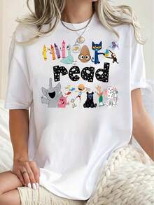 Women T-Shirts - White - View 1