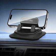 1pc 360° Rotating Dashboard Phone Holder, Nano Gel Base Enhances Grip, Auto Lock Prevents Overheating, Suitable For Phones With Or Without Cases - A - View 10