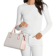 Michael Kors Marilyn 印花女士单肩斜挎包 35F5G6AS2B PWD BLSH MLT - 香草白拼淺粉紅35F5G6AS2B PWD BLSH MLT - 查看 2