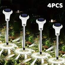 4/2pcs Solar Path Lights, Suitable For Outdoor Use, Solar Landscape Garden Lighting, Can Be Used For Walkways, Lawns, Courtyards, Patios And Trails Decoration - Multicolor - View 15