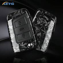 Ốp chìa khóa xe hơi bằng nhựa ABS kiểu sợi carbon, dành cho VW Golf 7 MK7, Tiguan MK2, SEAT Ateca Leon FR 2, Ibiza & Sko Da Octavia - B model - Xem 11