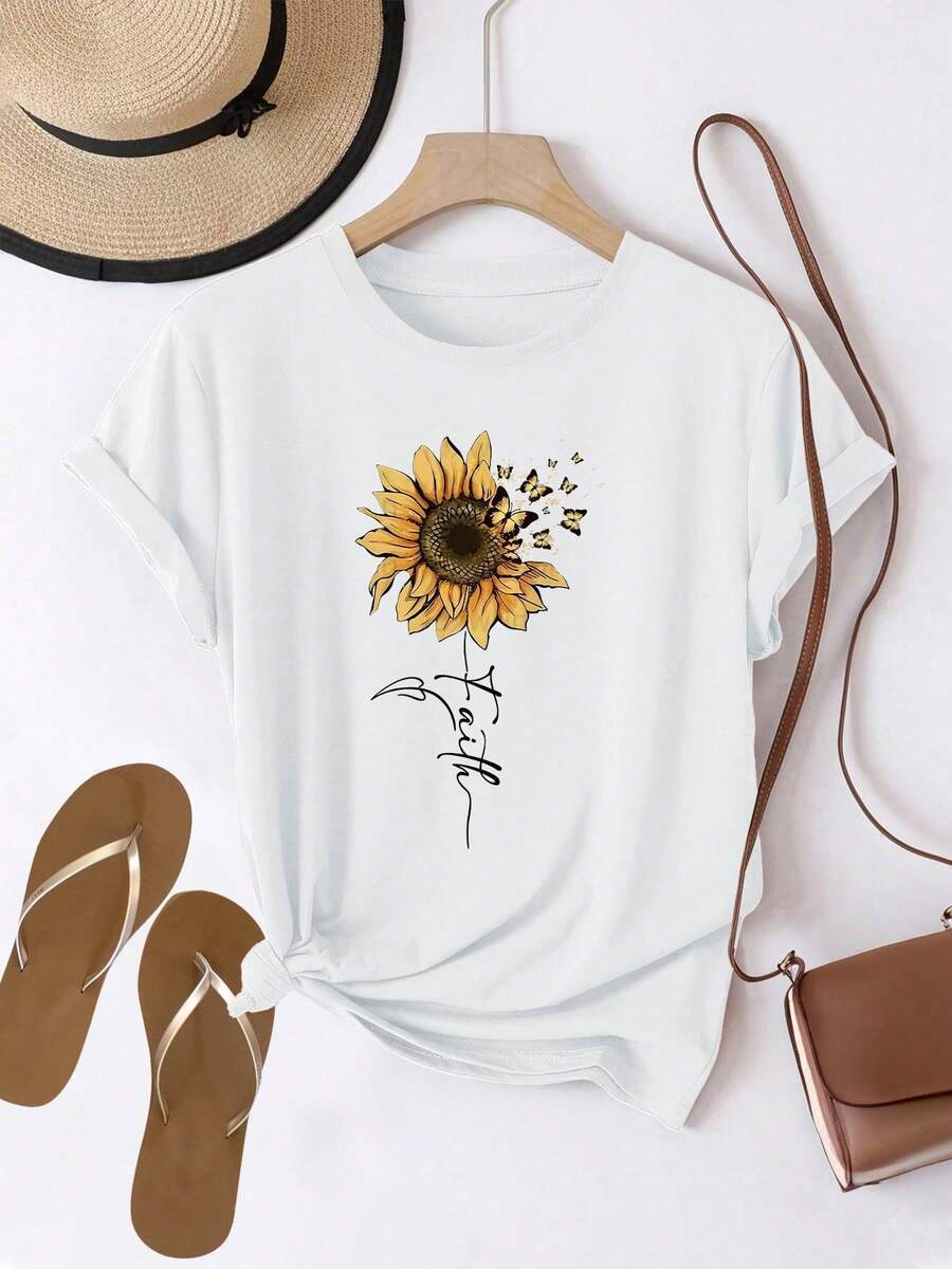 Women T-Shirts - White - View 1