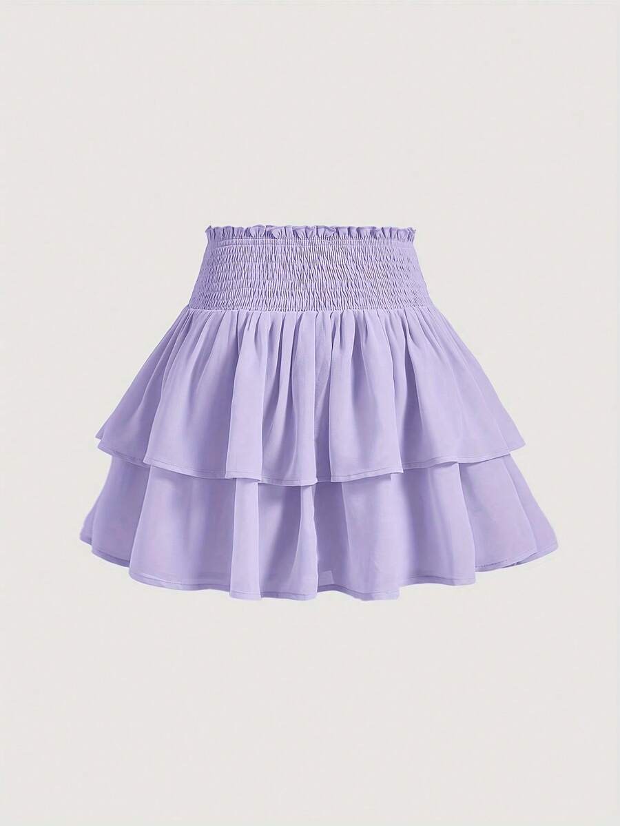 Women Skirts - Purple - View 1