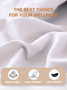 1pc White Super Soft Solid Color Fitted Sheet, Bedding, Lightweight Fitted Sheet, Mattress Cover, Deep Pocket Design Up To 11.8 Inches Fitted Sheet, Soft & Breathable, Suitable For Single, Double, Queen, King Size Beds, All Seasons, Room Decor, Machine Washable - White - View 7