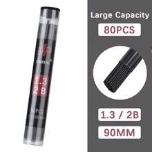 0.5/0.7/0.9/1.3/2.0mm 2B Lead Pencil Refills, High Capacity, Erasable, Smooth Writing And Drawing, Precision Writing Tool, School Supplies - Multiple Styles - View 15
