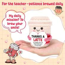 1pc Pink Cute Coffee Cup Design Makes It Instantly Enhance The Mood, Symbolizing A Warm And Comfortable Hug. Perfect Companion For Any Workstation! This Small Gift Can Be Used As A Teacher's Gift, A Teacher's Gift, A Teacher's Birthday Gift And A Teacher's Thank-You Gift. It Constantly Reminds The Unbreakable Connection Between Teachers And Students. - Multicolor - View 3