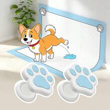 Hippyboyd 2pcs Dog Pee Pad Holder, Used To Fix Dog Toilet Paper Pads, Make Simple Dog Toilet, Self-Adhesive Dog Training Pee Pad Fixator - Multicolor - View 7