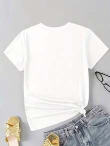 Women T-Shirts - White- - View 3