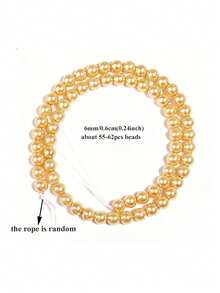 1 Dây hạt ngọc trai giả tự nhiên chất lượng cao 4/6/8/10mm, hạt tròn bóng loáng, thích hợp làm đồ trang sức DIY, vòng tay và dây chuyền. - Ngọc trai giả - Xem 28