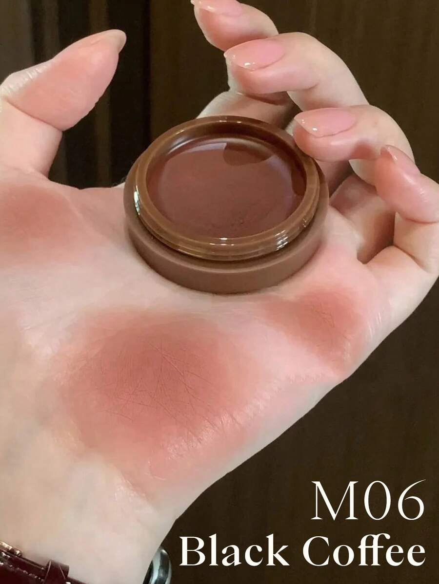 Son dưỡng môi và má hồng JOOCYEE GLAZED LIP & CHEEK BALM COTD Coffee Series Phiên bản giới hạn, kết hợp phấn má hồng và son tint lì, thích hợp cho việc đi làm và trang điểm hàng ngày. - Cà phê đen M06 - Xem 1