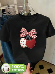 Women T-Shirts - Black - View 6