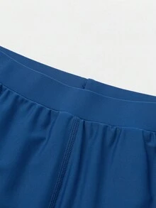 Balabala Bộ đồ bơi 2 món cho bé trai, đồ bơi mùa hè cho trẻ em, chống tia UV, thoải mái khi mặc đi biển và hồ bơi. - tông màu xanh - Xem 9