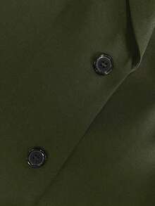 Chaqueta de blazer ajustada de manga larga y sexy para mujer, conjunto verde, chaqueta de traje para mujer, blazer verde para mujer, blusas sociales, ropa de oficina para mujer, ropa de negocios profesional, abrigo de invierno para mujer verde - Verde militar - Ver 5