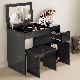 Black Marble Dressing Table