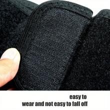 Adjustable Breathable Waist Belt With Heating Pad And Lumbar Support, Unisex, Suitable For Daily Activities, Work And Home Use - Black - View 6