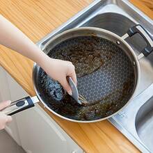 Scraper Oil Board, Penguin Soft Type Household Kitchen Oil Stain Scraper Baking Kitchen Small Tool - Grey - View 4