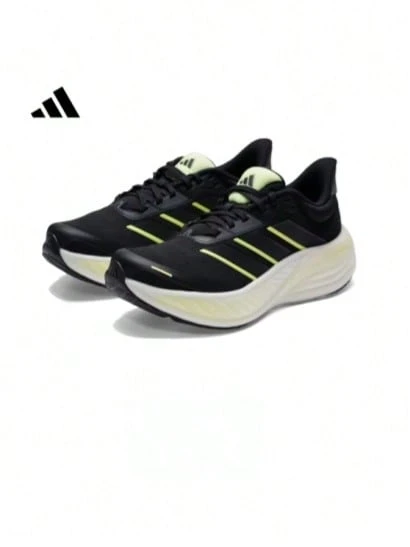 Adidas Giày thể thao nam và nữ CUSHION HERO, dòng giày chạy bộ tập luyện Navigation Series. - Đen/Xanh lá cây - Xem 1