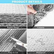 19.69 Inches X 196.85 Inches Premium Double-Layer Reflective Bubble Insulation Board - Flame Retardant, Summer Heat Insulation, Window Insulation, RV Window Insulation, Heat Reflective, Easy To Install, Durable, Weather-Resistant Insulation Solution - 19.69 Inches X 196.85 Inches - View 6