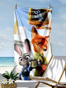 Khăn tắm biển sưu tầm Disney Crossover, featuring Zootopia & Joy, Sadness, Anger, Disgust & Anxiety, các nhân vật, khăn microfiber cao cấp dành cho người hâm mộ, một món đồ không thể thiếu cho mọi fan chân chính. Bốn thiết kế độc đáo nắm bắt được tinh thần của cả hai thế giới: một cảnh ký ức mộng mơ, một bức tranh ghép cảm xúc đầy màu sắc, chuyến đi chơi kinh điển của Judy và Nick, và họa tiết huy hiệu cổ điển. - Khăn tắm biển - Xem 4